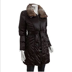 Andrew Marc Fur Collar Down Feather Waterford Coat